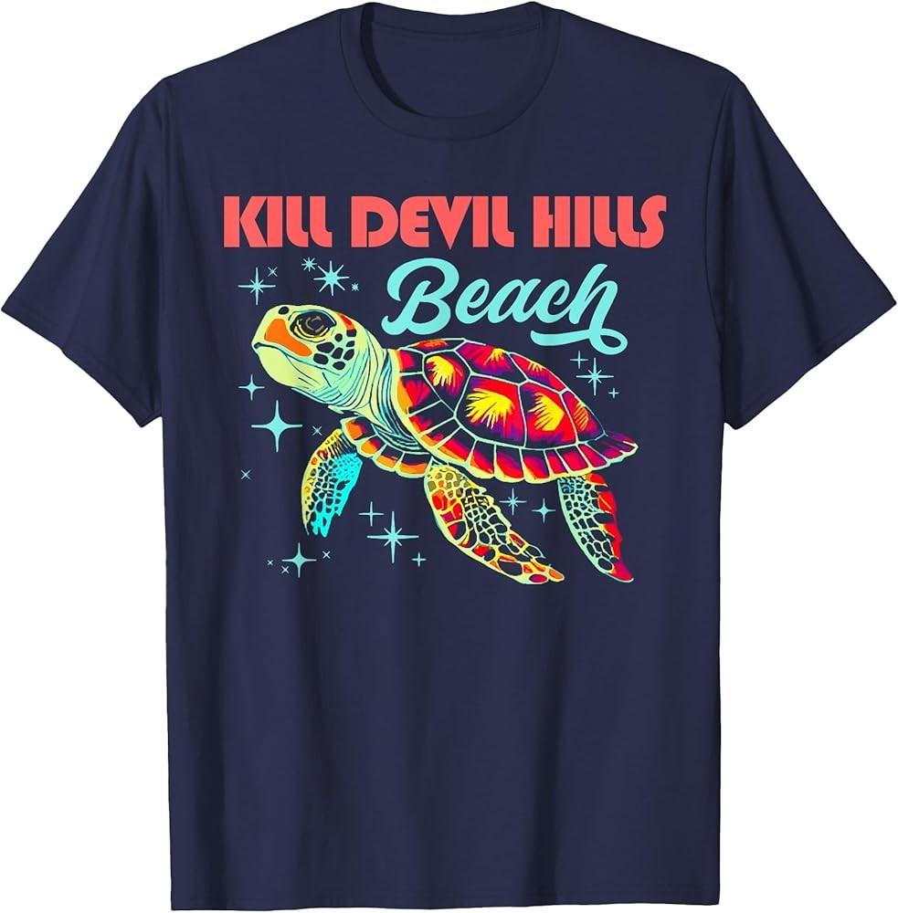 Kill Devil Hills Beach NC Artistic Sea Turtle Retro TShirt Unisex T-Shirt XL
Kill Devil Hills Beach NC Artistic Sea Turtle Retro TShirt Unisex T-Shirt XL