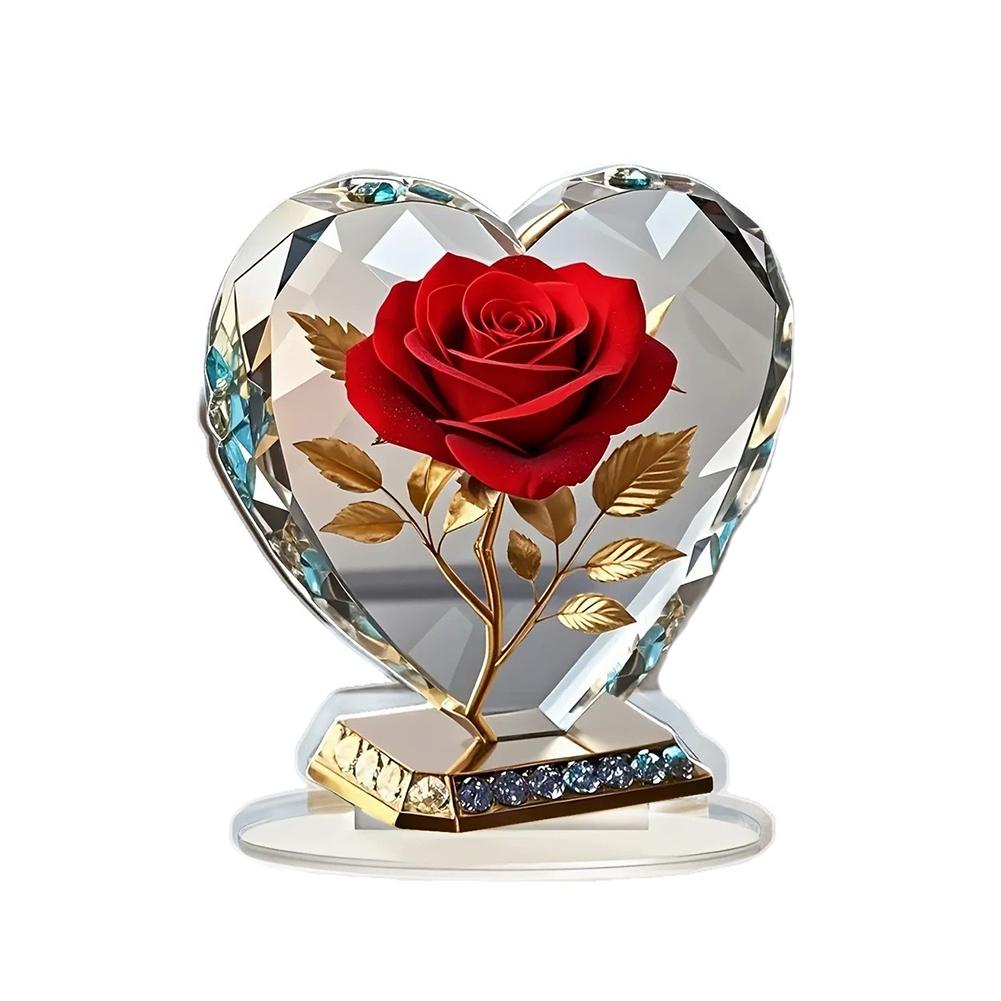 Heart-Shaped Acrylic Ornament 2d Acrylic Forcrystal-Clear Multifunctional Gift Decoration Dazzling Never Fading For Home Office червоний
Heart-Shaped Acrylic Ornament 2d Acrylic Forcrystal-Clear Multifunctional Gift Decoration Dazzling Never Fading For Home Office червоний