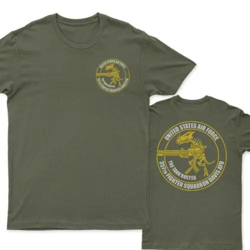 US Air Force A-10 Warthog 357th Fighter Squadron T-Shirt 100% Cotton O-Neck Summer Short Sleeve Casual Mens T-shirt Size S-3XL M
US Air Force A-10 Warthog 357th Fighter Squadron T-Shirt 100% Cotton O-Neck Summer Short Sleeve Casual Mens T-shirt Size S-3XL M