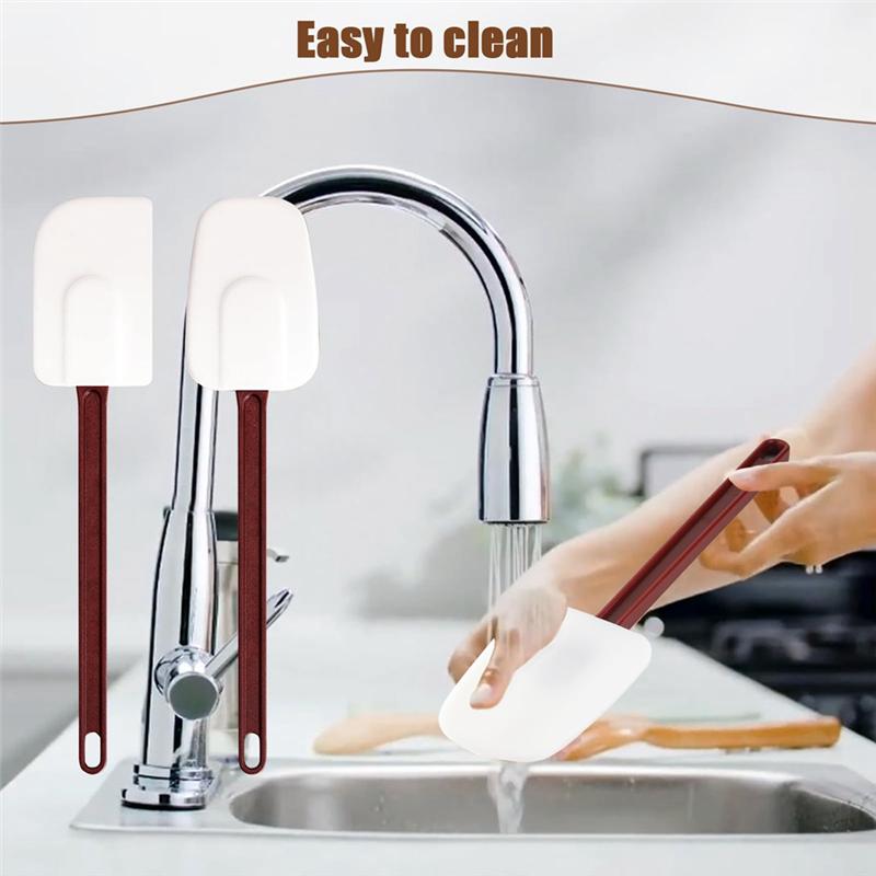 Heavy Duty Spatula And Spoonula High Heat Silicone Spatula Large Rubber Spatulas For Kitchen Use Commercial Spatula 2PCS
Heavy Duty Spatula And Spoonula High Heat Silicone Spatula Large Rubber Spatulas For Kitchen Use Commercial Spatula 2PCS
