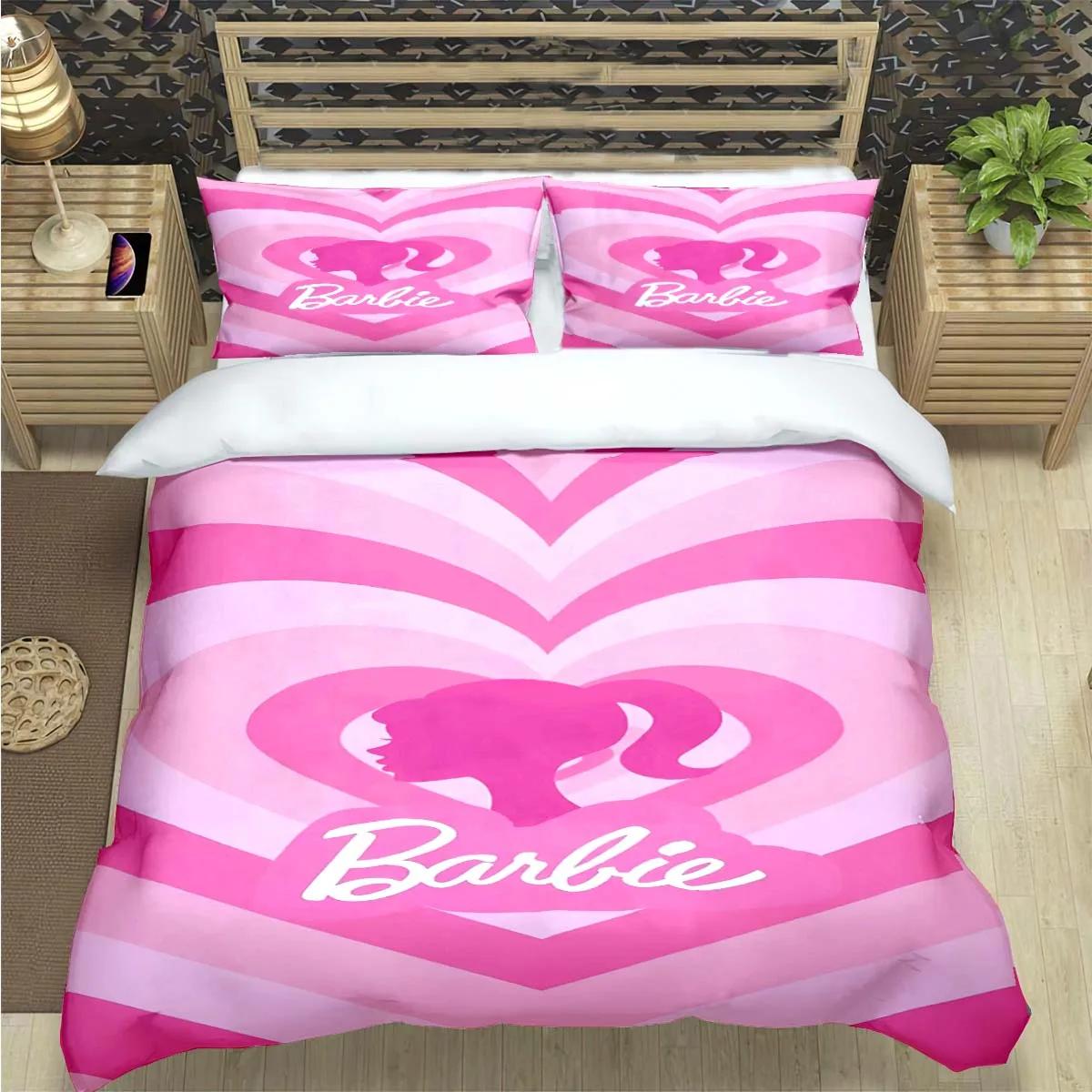 Hot Fashion B-Barbie Cartoon Print Bedding Sets Bed Supplies Set Comforter Set Teens Girls Cartoon Twin Single Kid Luxury Gift AU Single 145x210cm
Hot Fashion B-Barbie Cartoon Print Bedding Sets Bed Supplies Set Comforter Set Teens Girls Cartoon Twin Single Kid Luxury Gift AU Single 145x210cm