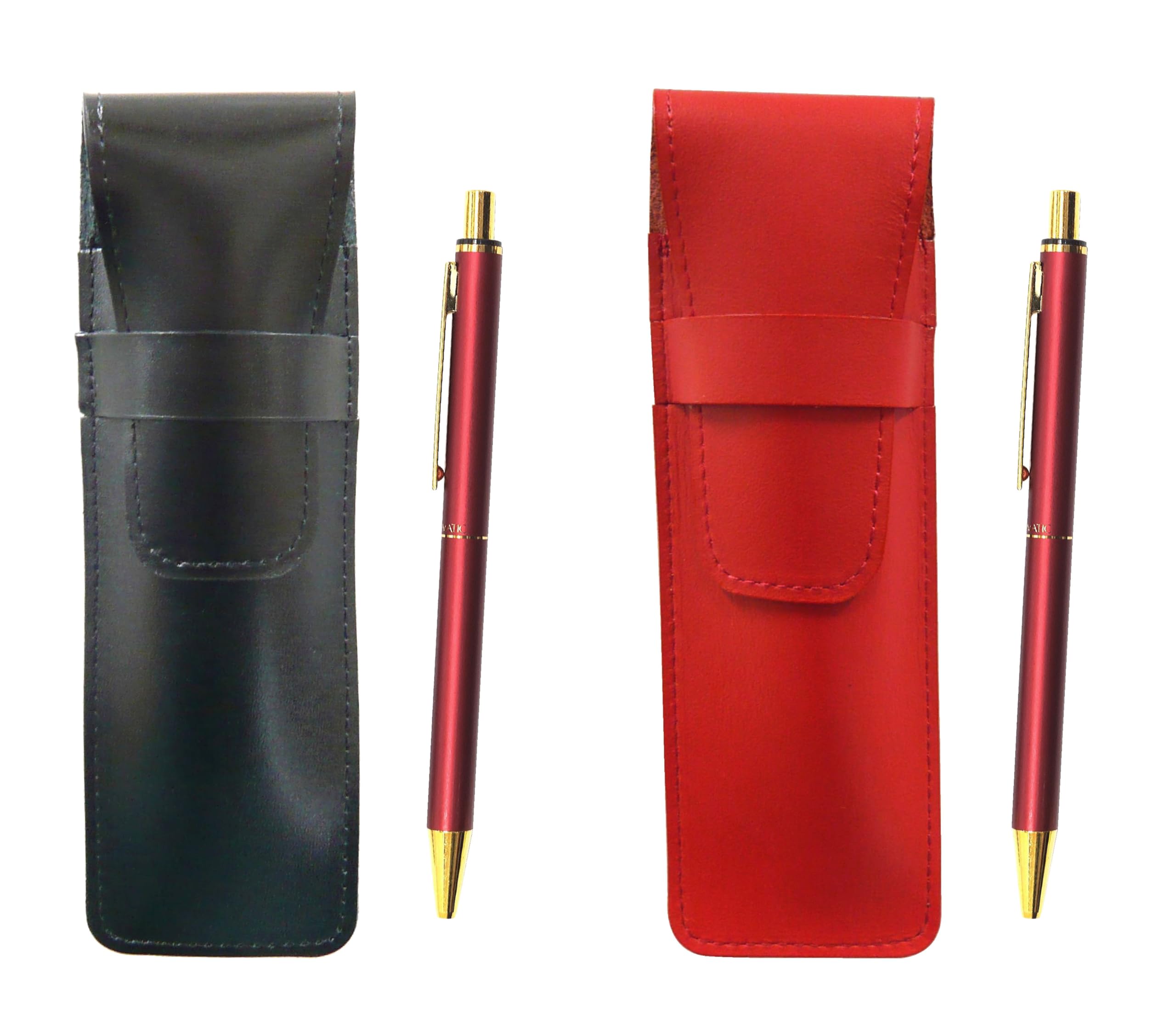 Slim cowhide pencil case black red set NQ25 standard size metal straight knock double anodized ring ballpoint pen red ASBR-NQ25B-R
Slim cowhide pencil case black red set NQ25 standard size metal straight knock double anodized ring ballpoint pen red ASBR-NQ25B-R