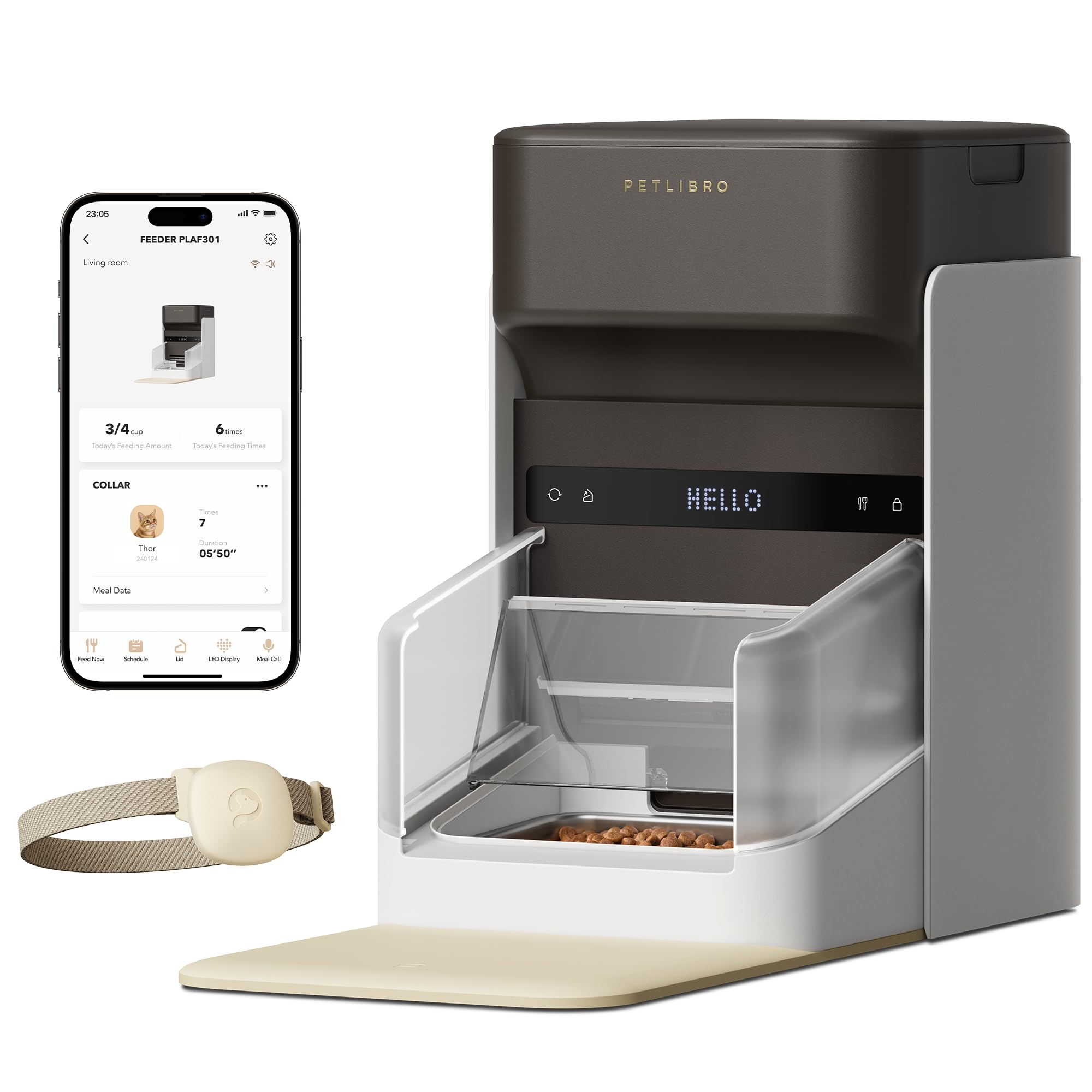 Автоматическая бирка-ошейник PETLIBRO с идентификацией RFID-метки и индивидуальным приложением 5G предотвращает ежедневную установку для кормушки объемом 3 л, кормушки, кормушки,
Автоматическая бирка-ошейник PETLIBRO с идентификацией RFID-метки и индивидуальным приложением 5G предотвращает ежедневную установку для кормушки объемом 3 л, кормушки, кормушки,