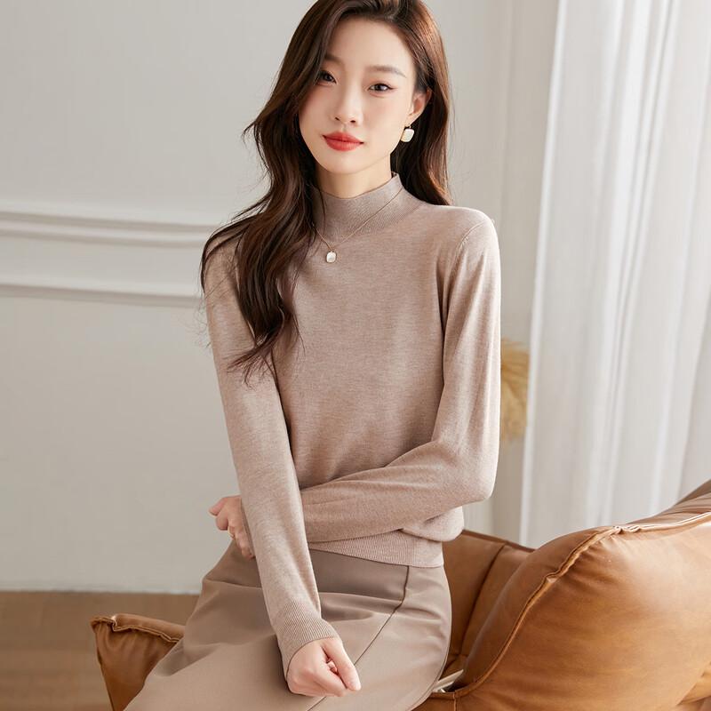 Women s Wool Blend Semi-Turtleneck Knit Sweater M
Women s Wool Blend Semi-Turtleneck Knit Sweater M