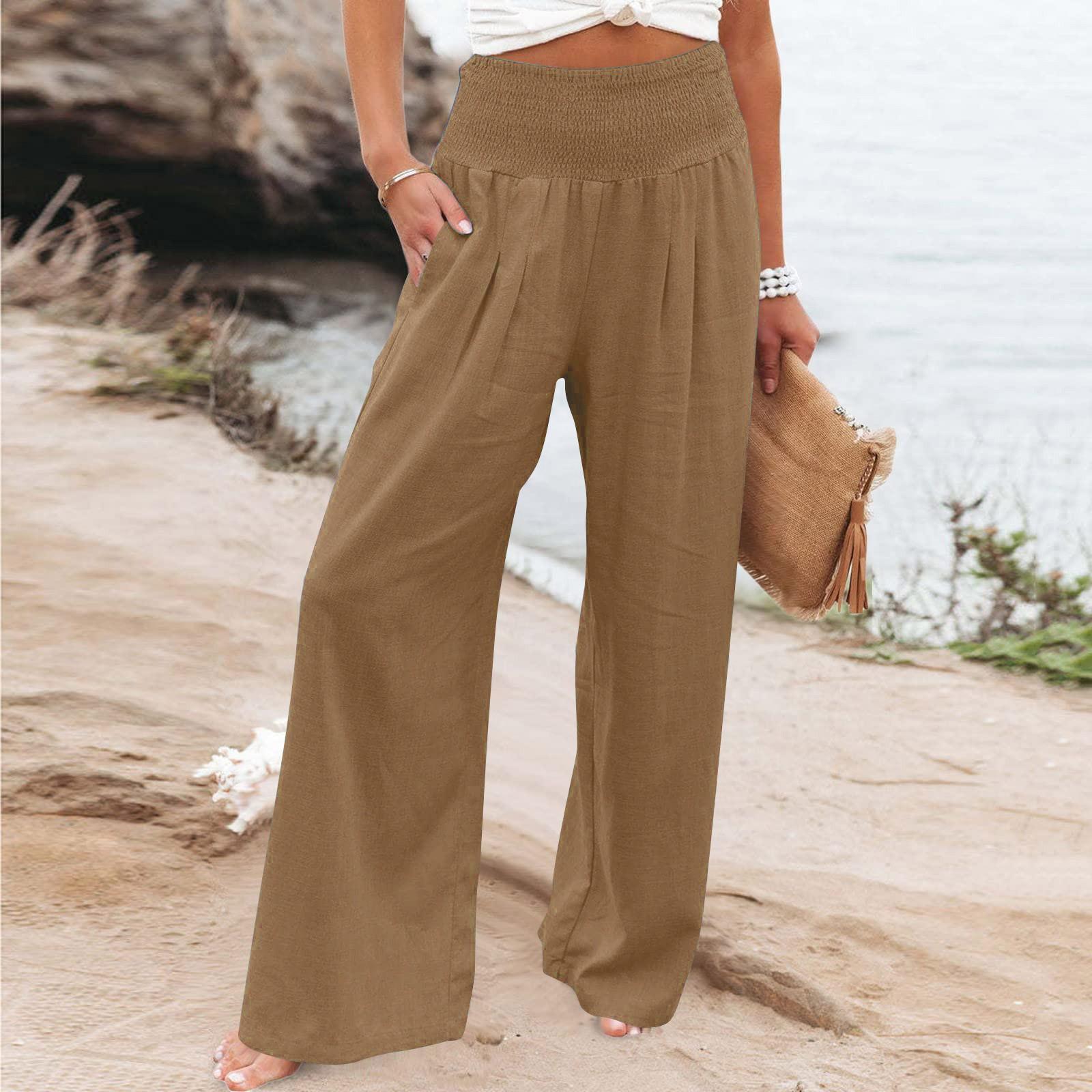 Women s Casual Pants Loose Soft Color Wide Leg Long Pants High Waist Straight Leg Pants S
Women s Casual Pants Loose Soft Color Wide Leg Long Pants High Waist Straight Leg Pants S