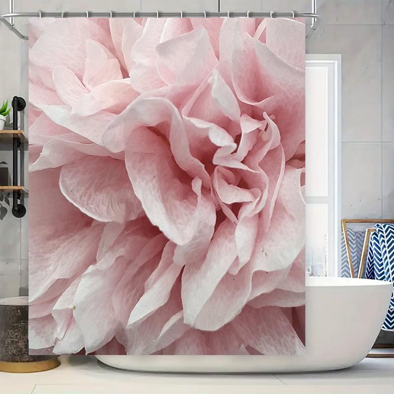 Pink Peony Bath Mat Decorative Shower Curtain With Rod Pocket For Bathroom Home Decor (White) W60H190(CM)-1 Pcs
Pink Peony Bath Mat Decorative Shower Curtain With Rod Pocket For Bathroom Home Decor (White) W60H190(CM)-1 Pcs