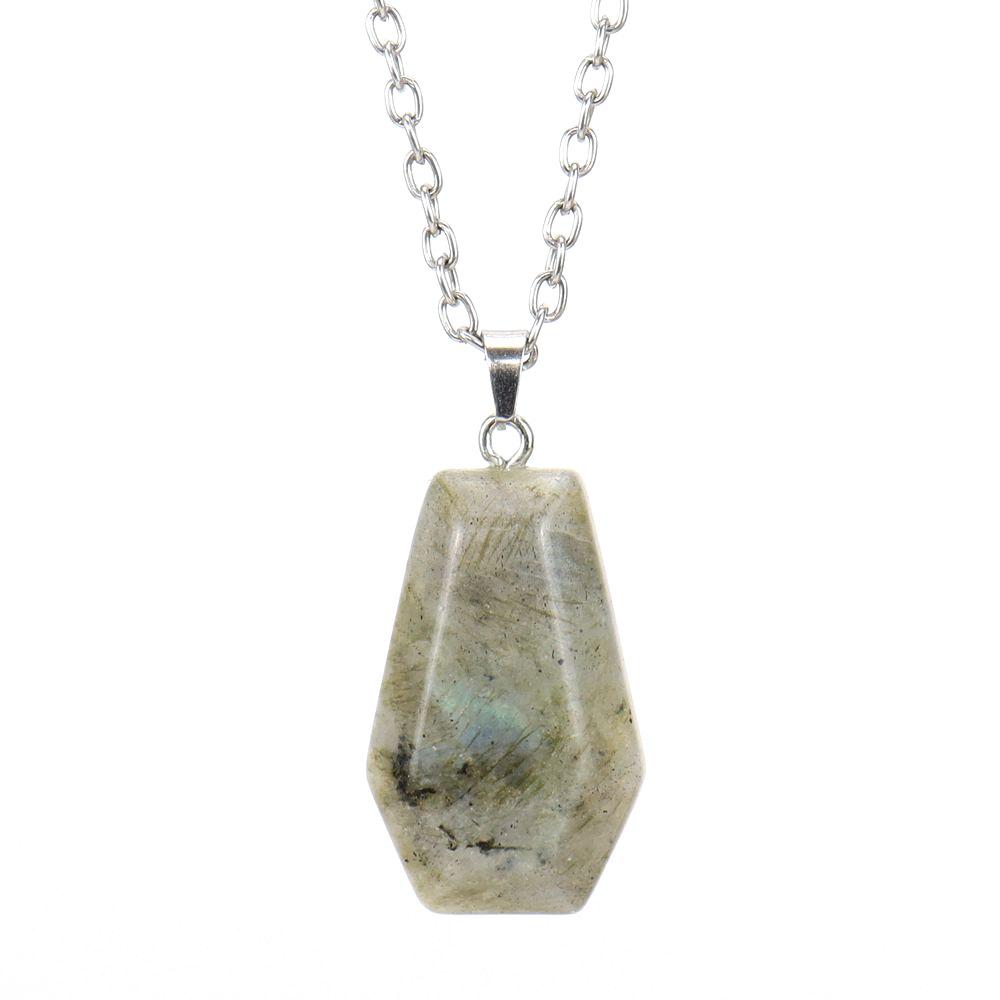Natural Crystal Stone Mini Coffin Board Pendant Necklace Halloween Necklace Ornament N671
Natural Crystal Stone Mini Coffin Board Pendant Necklace Halloween Necklace Ornament N671
