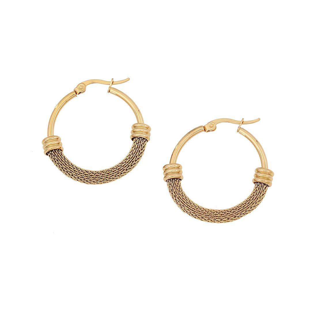 Stainless Steel Large Hoop Earrings: European & American Geometric Statement Jewelry for Women
Stainless Steel Large Hoop Earrings: European & American Geometric Statement Jewelry for Women