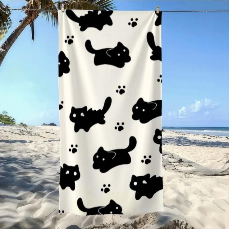 Kitten-Themed Beach Towel with Kitten Silhouette - Quick-Dry Soft Bath & Swim Towel Suitable for Pool, Travel, Yoga - Cute Cat W30*H60(CM)
Kitten-Themed Beach Towel with Kitten Silhouette - Quick-Dry Soft Bath & Swim Towel Suitable for Pool, Travel, Yoga - Cute Cat W30*H60(CM)
