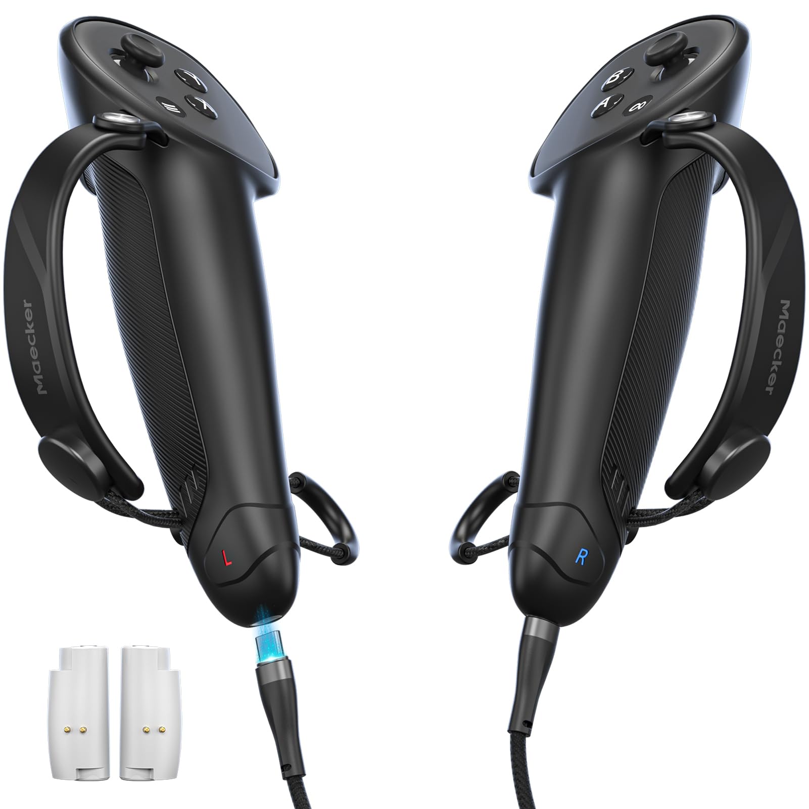 Maecker Charging Controller Grip for Quest 3S Controller Strap for Quest 3 with Rechargeable Accessory for Quest 3S/3
Maecker Charging Controller Grip for Quest 3S Controller Strap for Quest 3 with Rechargeable Accessory for Quest 3S/3