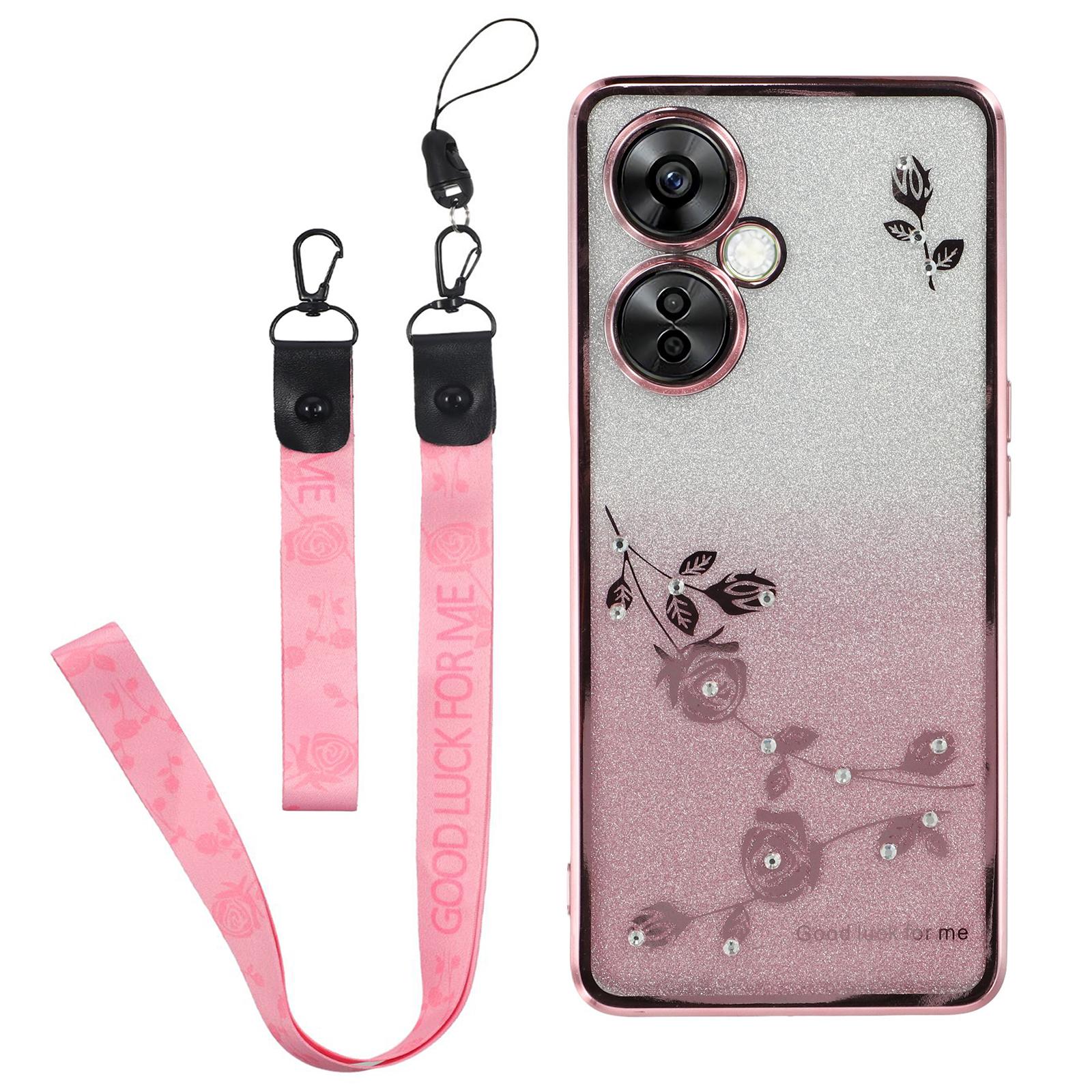 KADEM For OnePlus Nord CE 3 Lite 5G/Nord N30 5G/Oppo K11x 5G Case Glitter TPU Phone Cover with Strap Rose Gold
KADEM For OnePlus Nord CE 3 Lite 5G/Nord N30 5G/Oppo K11x 5G Case Glitter TPU Phone Cover with Strap Rose Gold