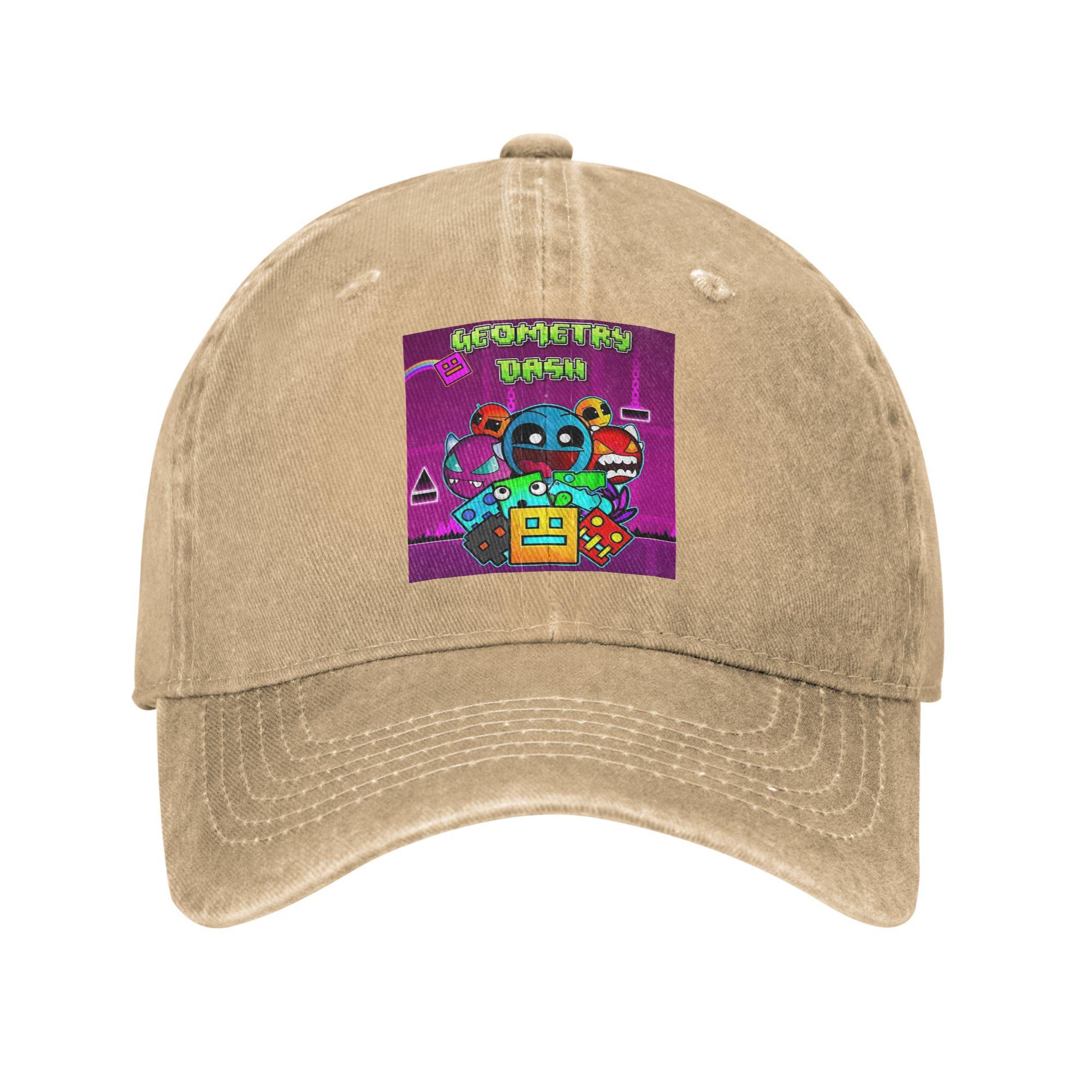 Video Game Geometry Dash Washed Denim Cap Casual Baseball Caps Adjustable Hat Summer Unisex Baseball Hats One Size
Video Game Geometry Dash Washed Denim Cap Casual Baseball Caps Adjustable Hat Summer Unisex Baseball Hats One Size