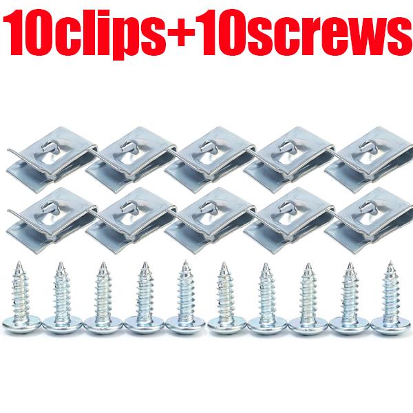 17mm U-Type Fasteners Clip with Screw Car Metal Screw Clips Anti-rust Auto Fender Bumper Protection Buckle Iron Sheet Hardware
17mm U-Type Fasteners Clip with Screw Car Metal Screw Clips Anti-rust Auto Fender Bumper Protection Buckle Iron Sheet Hardware
