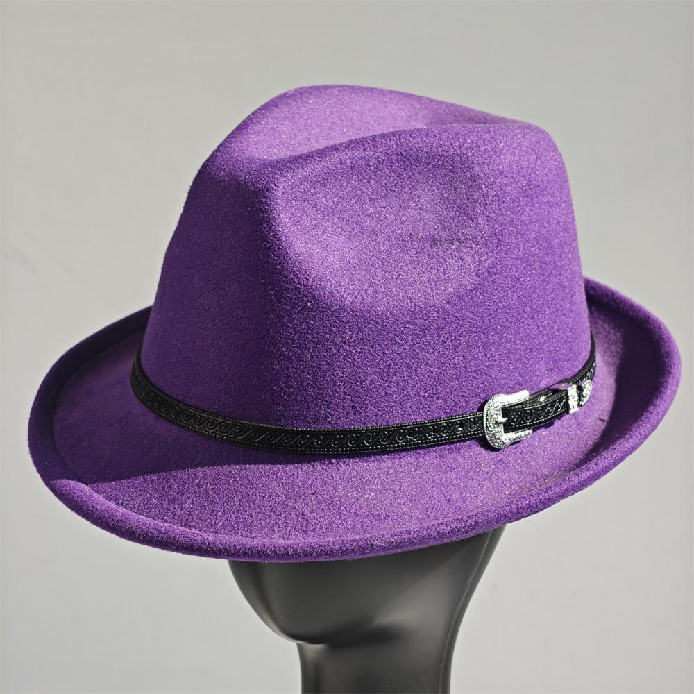 Felt Panama Fedora Hat Short Brim Trilby Flat Hat for Men Women Homburg Church Jazz Hat adjustable 56-58cm
Felt Panama Fedora Hat Short Brim Trilby Flat Hat for Men Women Homburg Church Jazz Hat adjustable 56-58cm