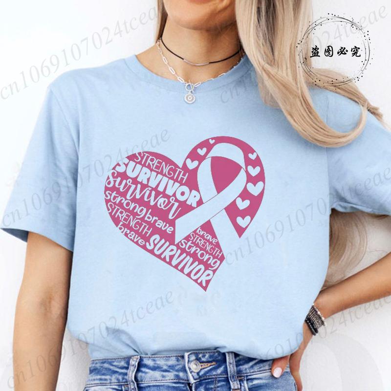 Unisex Pink Ribbon TShirt Clothes Harajuku Streetwear TShirt Casual Tops Tees Fashion New Breast Cancer Awareness Love TShirt S
Unisex Pink Ribbon TShirt Clothes Harajuku Streetwear TShirt Casual Tops Tees Fashion New Breast Cancer Awareness Love TShirt S