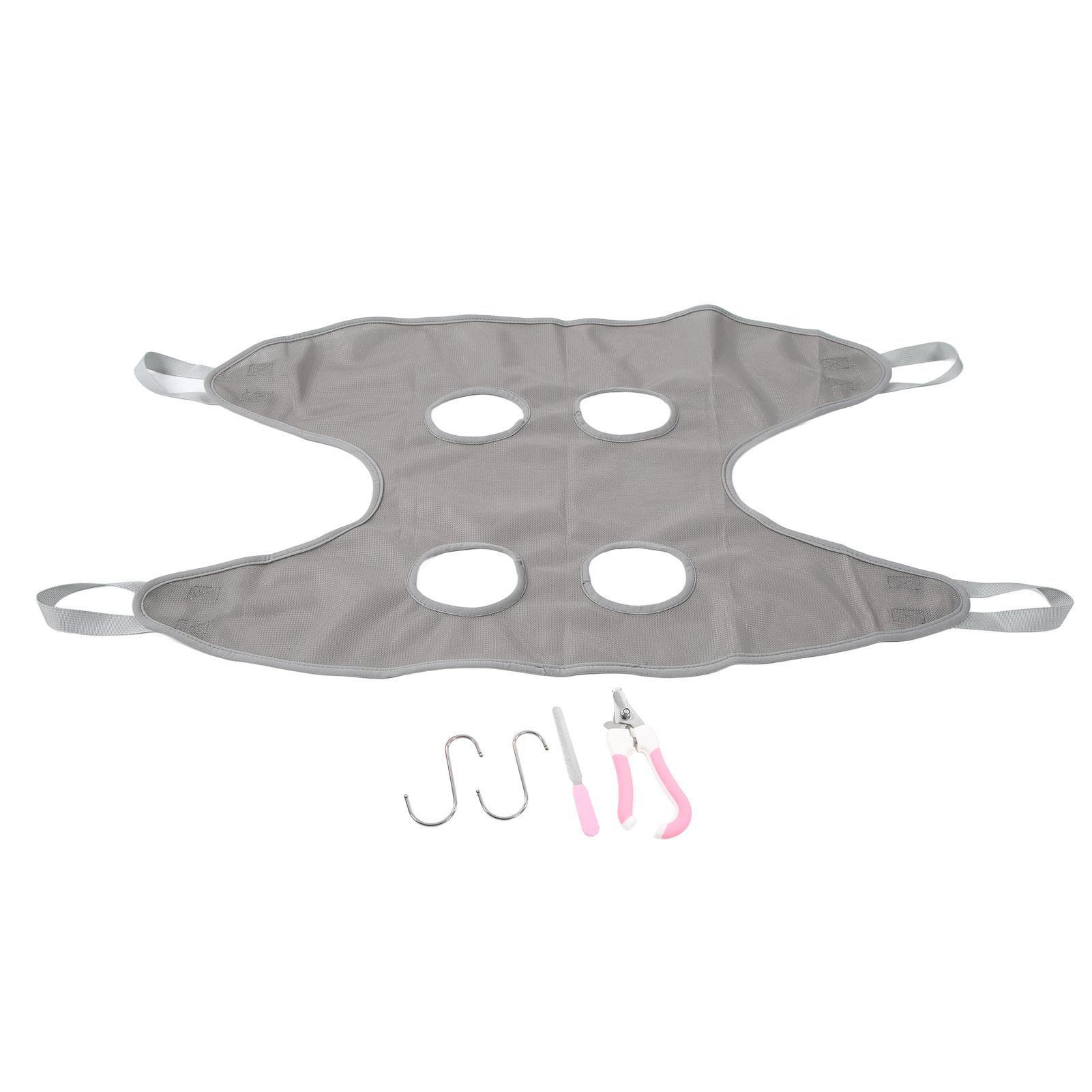 Pet Dry Towel Beauty Hammock with Shears Hook Sander Durable Breathable Pet Beauty Hammock S сірий
Pet Dry Towel Beauty Hammock with Shears Hook Sander Durable Breathable Pet Beauty Hammock S сірий