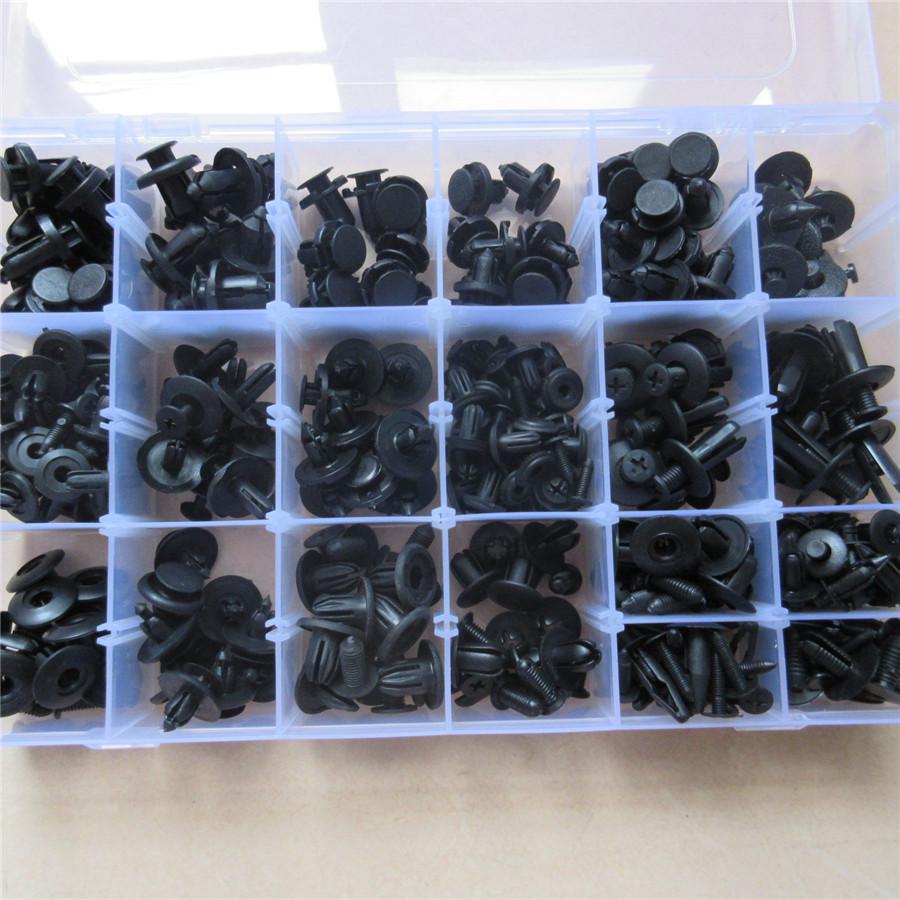 260PCS Universal Mixed Car Bumper Fender Plastic Fastener Clip With Box For Auto
260PCS Universal Mixed Car Bumper Fender Plastic Fastener Clip With Box For Auto