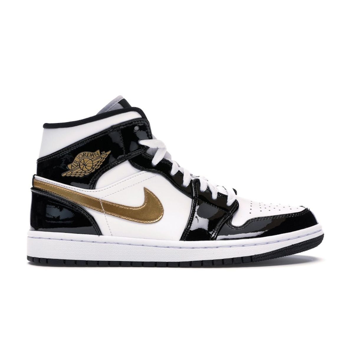 Мужские кроссовки Air Jordan 1 Mid Patent SE Black Gold White Metallic-Gold 852542-007 44
Мужские кроссовки Air Jordan 1 Mid Patent SE Black Gold White Metallic-Gold 852542-007 44