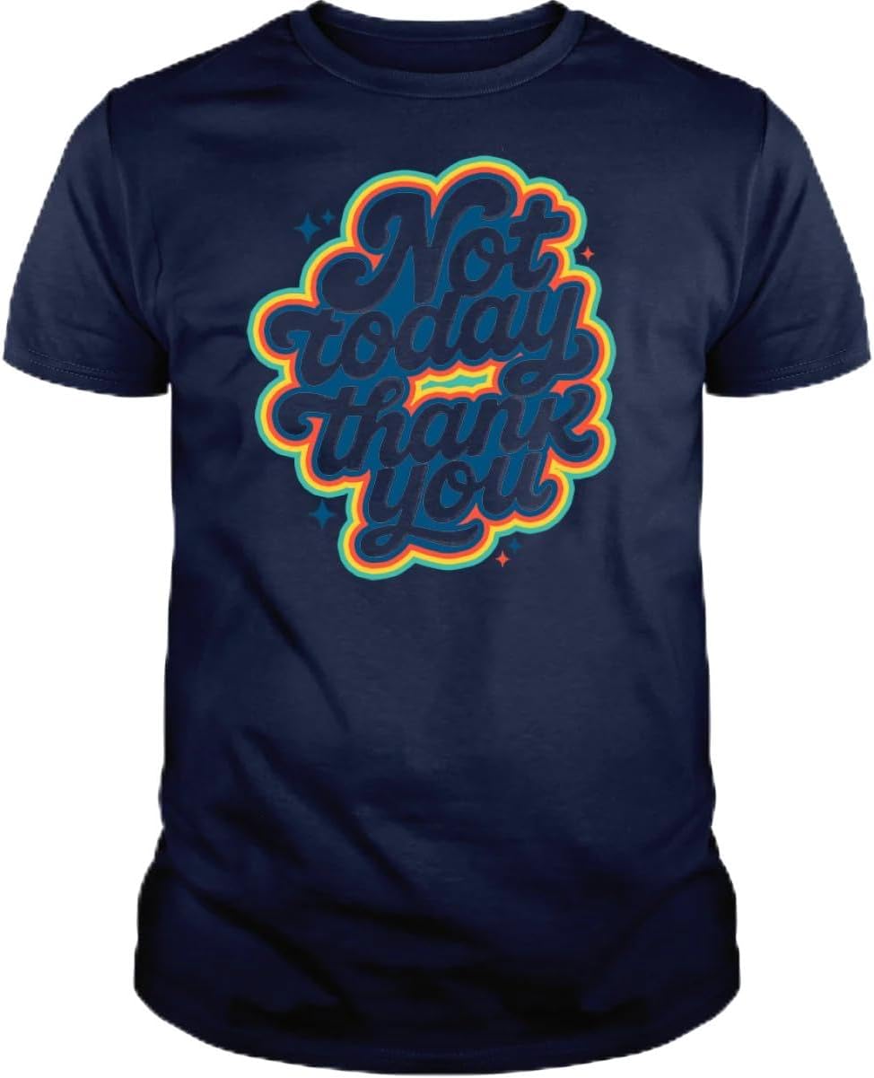 Not Today Thank You T Shirt - Funny Sarcastic Humor Gift Cotton Shirt Mens & Womens - Short Sleeve Crew Neck Soft Tees 5XL різнокольоровий
Not Today Thank You T Shirt - Funny Sarcastic Humor Gift Cotton Shirt Mens & Womens - Short Sleeve Crew Neck Soft Tees 5XL різнокольоровий