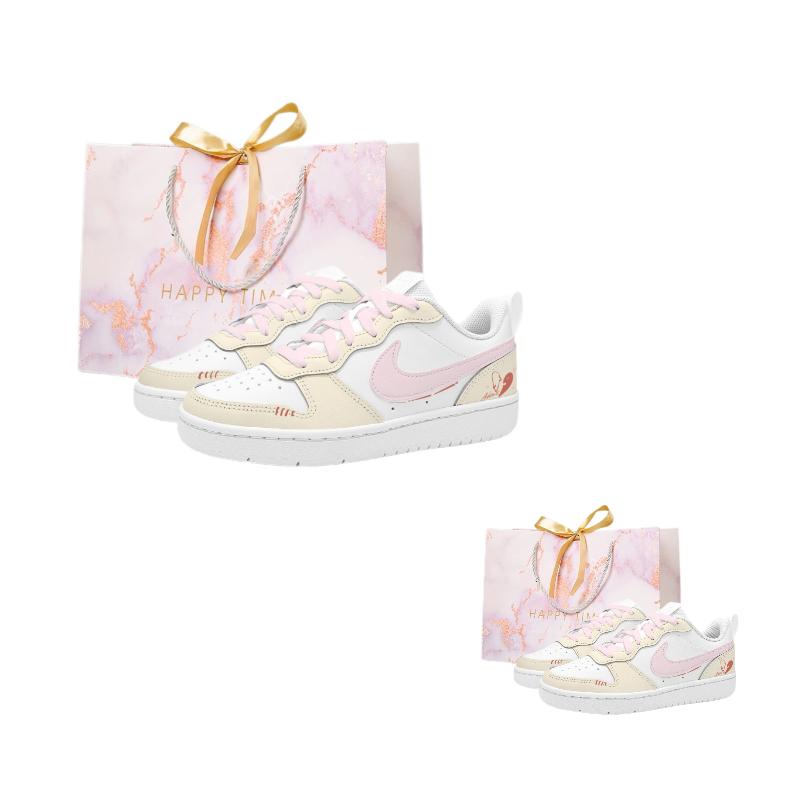 Nike Court Borough Heartbeat Trajectory Slip Resistant Abrasion Resistant Low top Skateboard Shoes Women s Pink BQ5448-100(team2405) 39
Nike Court Borough Heartbeat Trajectory Slip Resistant Abrasion Resistant Low top Skateboard Shoes Women s Pink BQ5448-100(team2405) 39