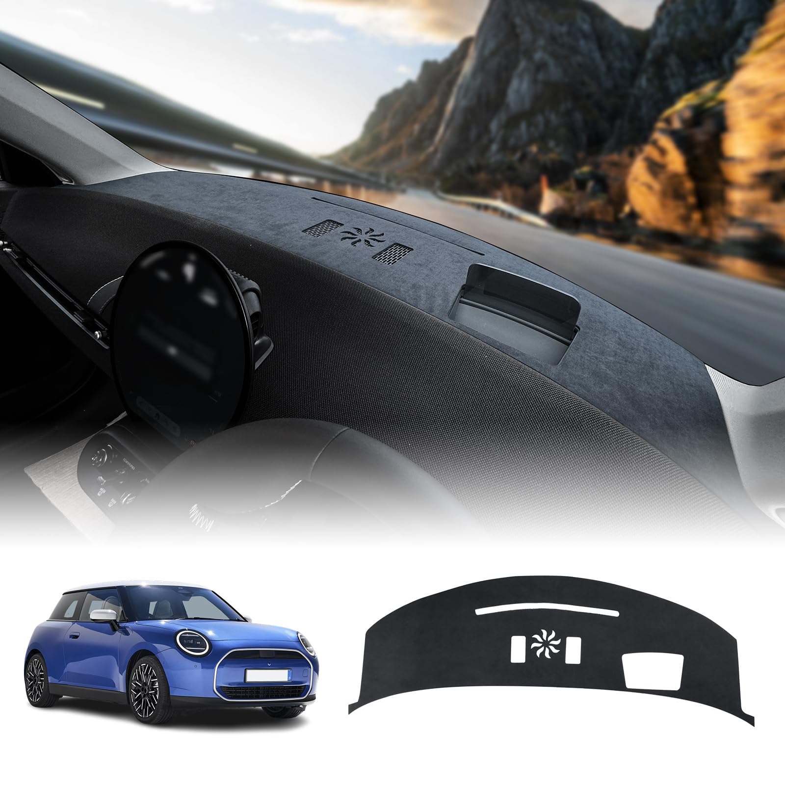 KUNGKIC Dashboard Mat for Mini Cooper J01 SE E Dashboard Interior Sun Dashboard Light Protection Mat (2024-2025) Right-Hand Drive, Cover, Accessories,
KUNGKIC Dashboard Mat for Mini Cooper J01 SE E Dashboard Interior Sun Dashboard Light Protection Mat (2024-2025) Right-Hand Drive, Cover, Accessories,