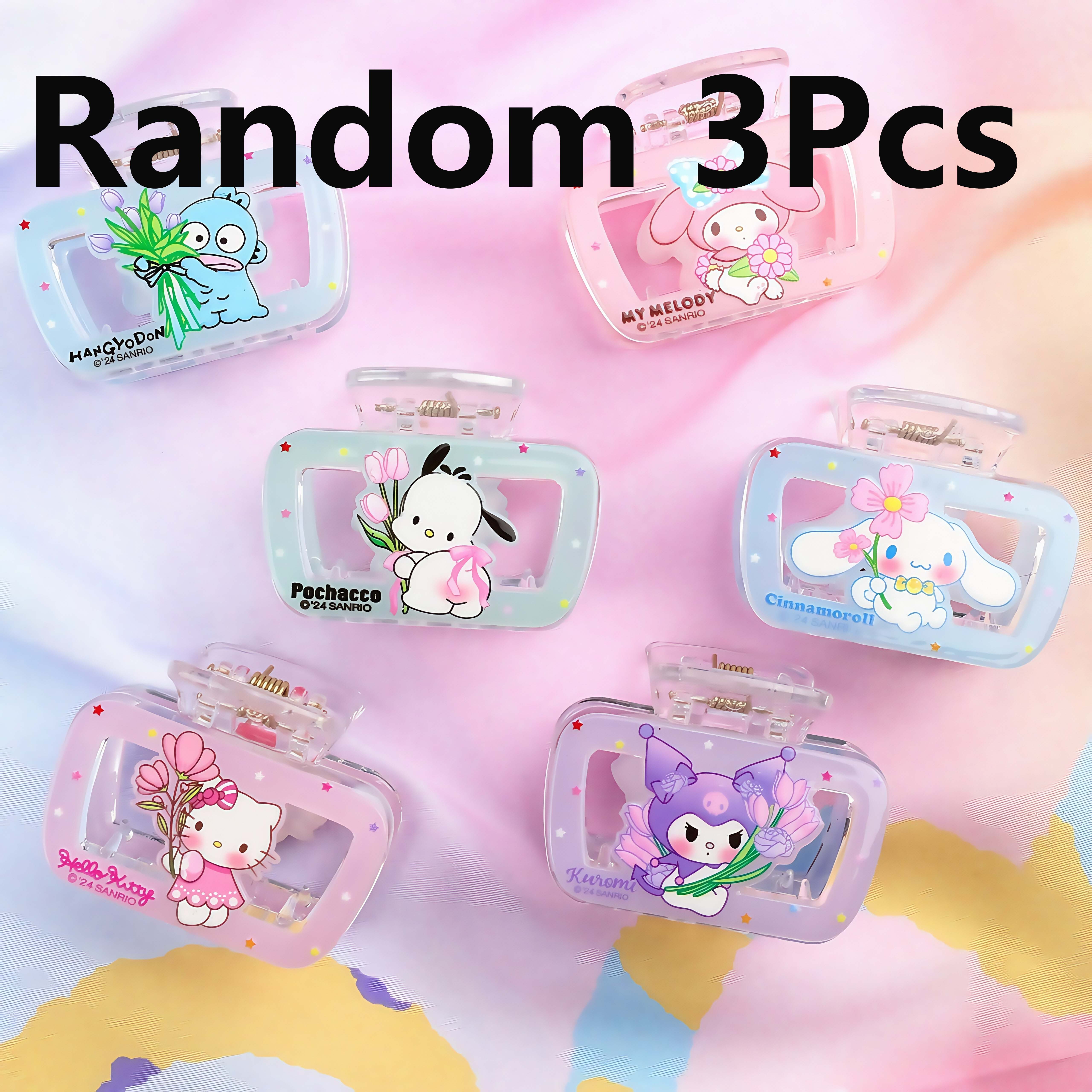 1PC/Random 3Pcs Cute Sanrio Hello Kitty hair claw, My Melody hair accessories
1PC/Random 3Pcs Cute Sanrio Hello Kitty hair claw, My Melody hair accessories