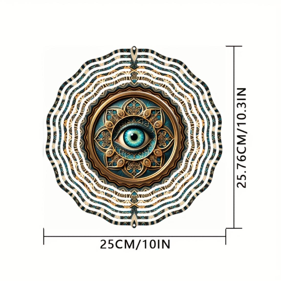 10-дюймовый 3D кинетический металлический ветряк – Художественный дизайн «Глаз», настенный декор, крючок с вращением на 360° для использования в помещении/на улице 01A
10-дюймовый 3D кинетический металлический ветряк – Художественный дизайн «Глаз», настенный декор, крючок с вращением на 360° для использования в помещении/на улице 01A