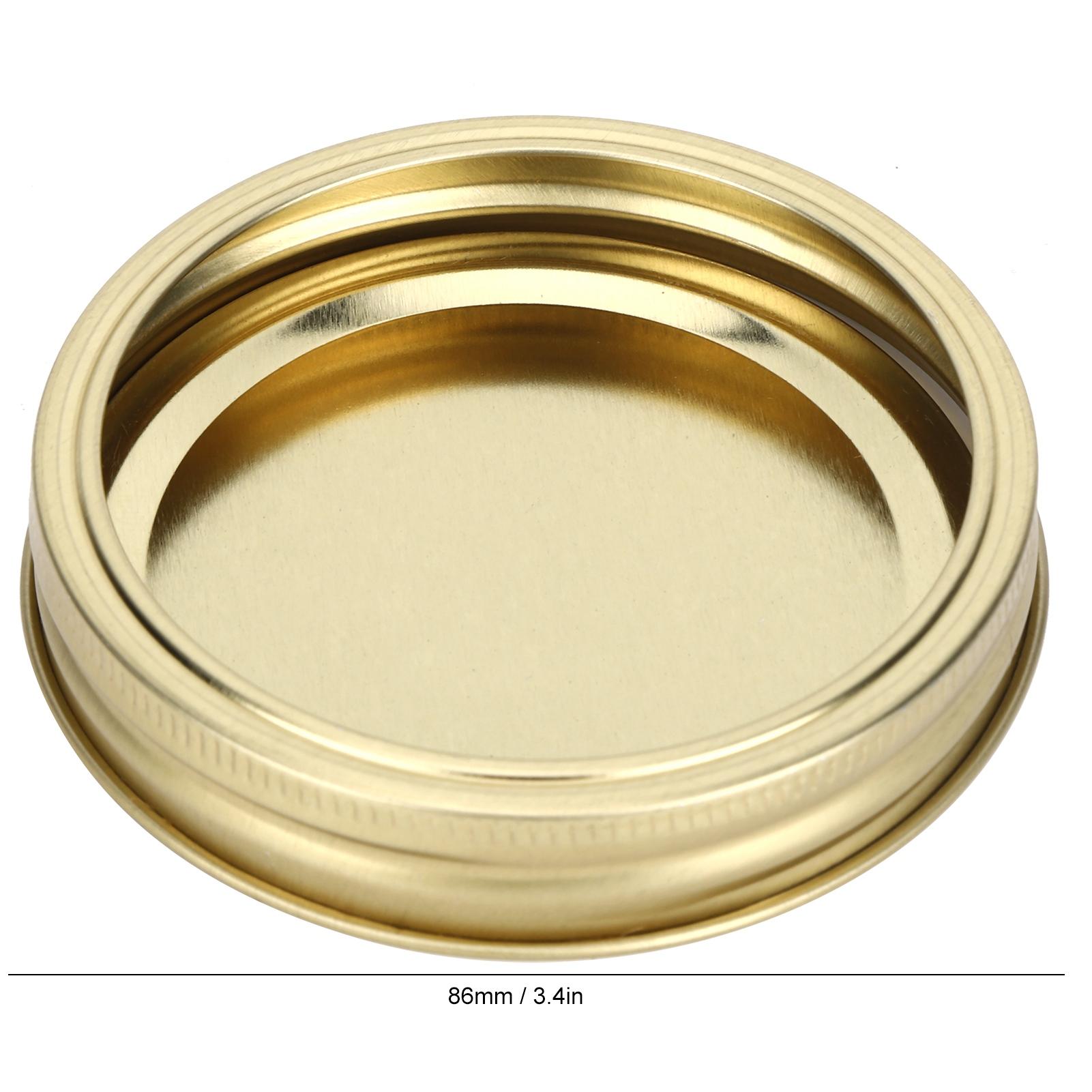 12Pcs Stainless Steel Split Type Glass Jar Lids Round Leakproof Sealing Covers Kitchen Supply(XH00179 Gold )
12Pcs Stainless Steel Split Type Glass Jar Lids Round Leakproof Sealing Covers Kitchen Supply(XH00179 Gold )