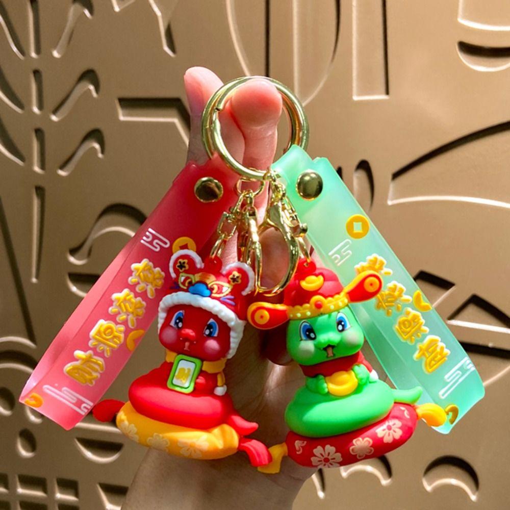 Lion Dance 2025 New Year Pendant Lucky Snake Key Ring Creative Snake Keychain Ornament Style 1
Lion Dance 2025 New Year Pendant Lucky Snake Key Ring Creative Snake Keychain Ornament Style 1