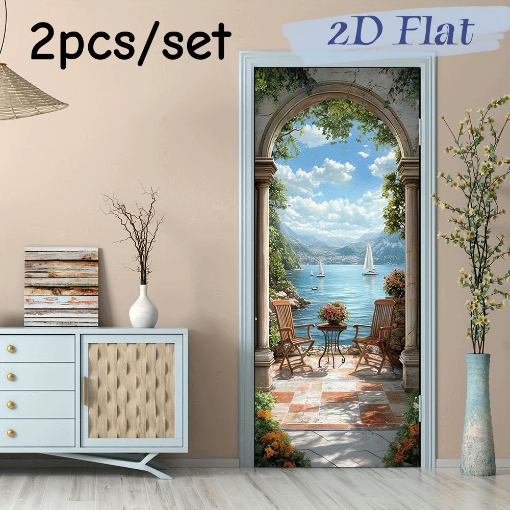 2pcs Mediterranean style arch wall stickers, three-dimensional landscape stickers, living room entrance decoration, self-adhesiv (as the picture,38.5x200cmx2)
2pcs Mediterranean style arch wall stickers, three-dimensional landscape stickers, living room entrance decoration, self-adhesiv (as the picture,38.5x200cmx2)