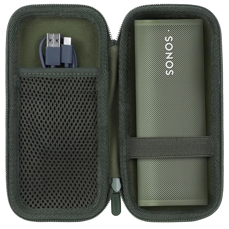 Sonos compatible with Lebakort storage case sonos Roam SL/Sonos Rohm Portable Speaker portable speaker (dark green case)
Sonos compatible with Lebakort storage case sonos Roam SL/Sonos Rohm Portable Speaker portable speaker (dark green case)