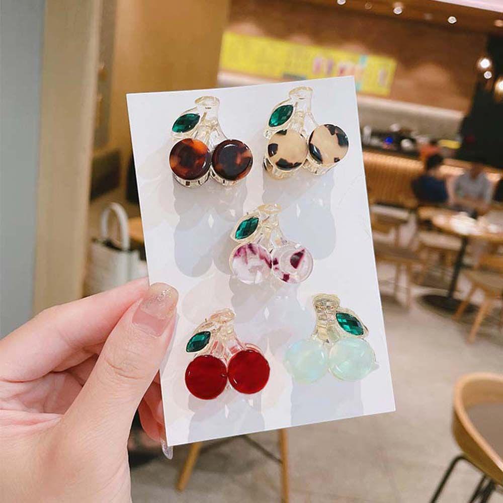 Cherry Shaped Green Leaf Rhinestone Hair Ornaments Cherry Hair Clips Hair Claws Korean Style светло-розовый
Cherry Shaped Green Leaf Rhinestone Hair Ornaments Cherry Hair Clips Hair Claws Korean Style светло-розовый