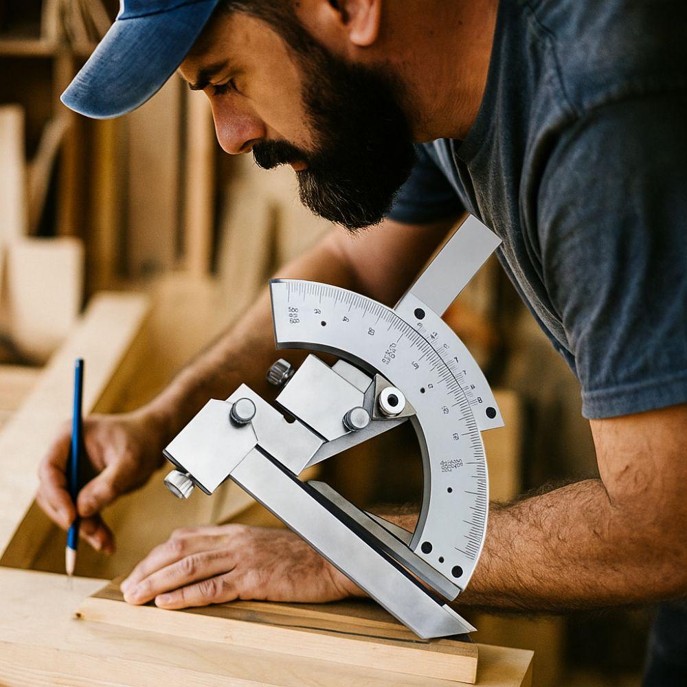 0-320 Degrees Universal Angle Meter High Precision Vernier Bevel Protractor Construction
0-320 Degrees Universal Angle Meter High Precision Vernier Bevel Protractor Construction
