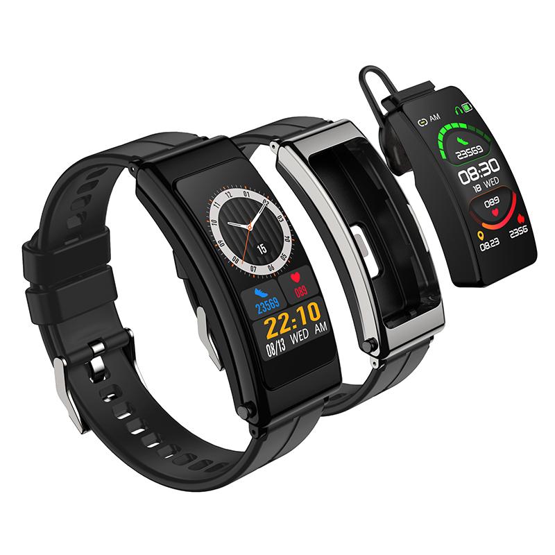 K13 2-in-1 Smart Watch Bluetooth-compatible Earphone Health Monitor Sports Bracelet,Silicone Strap Black
K13 2-in-1 Smart Watch Bluetooth-compatible Earphone Health Monitor Sports Bracelet,Silicone Strap Black