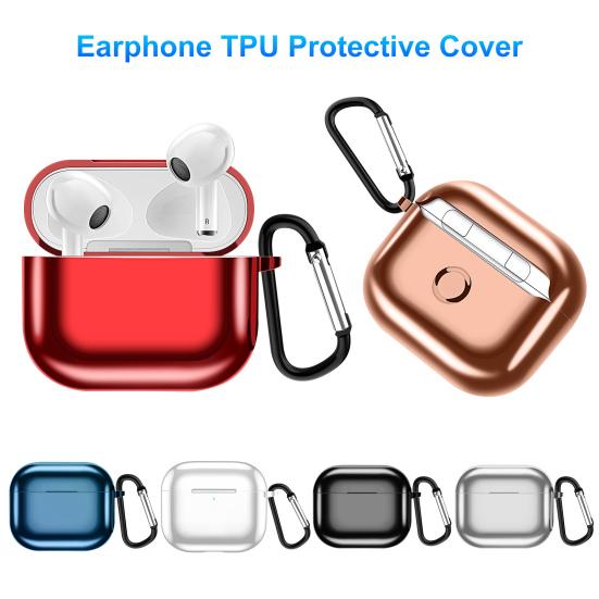 Protective Cover Dustproof Scratch Resistant Electroplating Wireless Earphone TPU Sleeve for Airpods 3
Protective Cover Dustproof Scratch Resistant Electroplating Wireless Earphone TPU Sleeve for Airpods 3