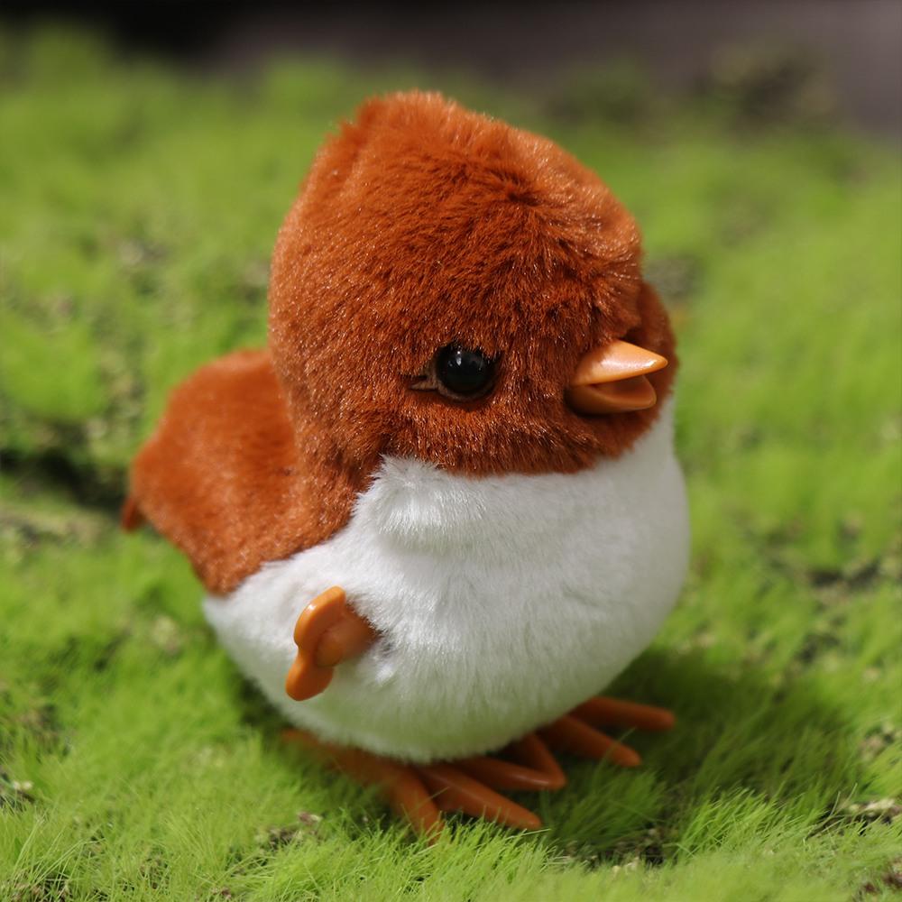 Plush Clockwork Spring Bird Toy Lifelike Sparrows Wind Up Jumping Toy Interative Cat Toy sparrow
Plush Clockwork Spring Bird Toy Lifelike Sparrows Wind Up Jumping Toy Interative Cat Toy sparrow