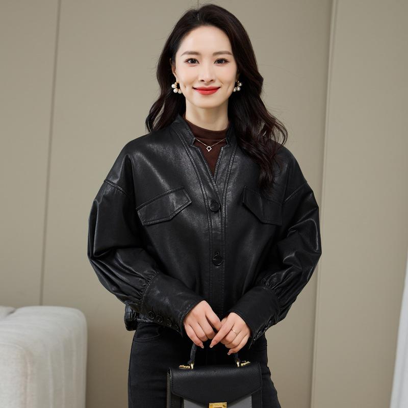 Пальто из натуральной овчины, женская короткая свободная куртка из кожи с открытыми плечами, корейский стиль, новый стиль 2XL
Пальто из натуральной овчины, женская короткая свободная куртка из кожи с открытыми плечами, корейский стиль, новый стиль 2XL