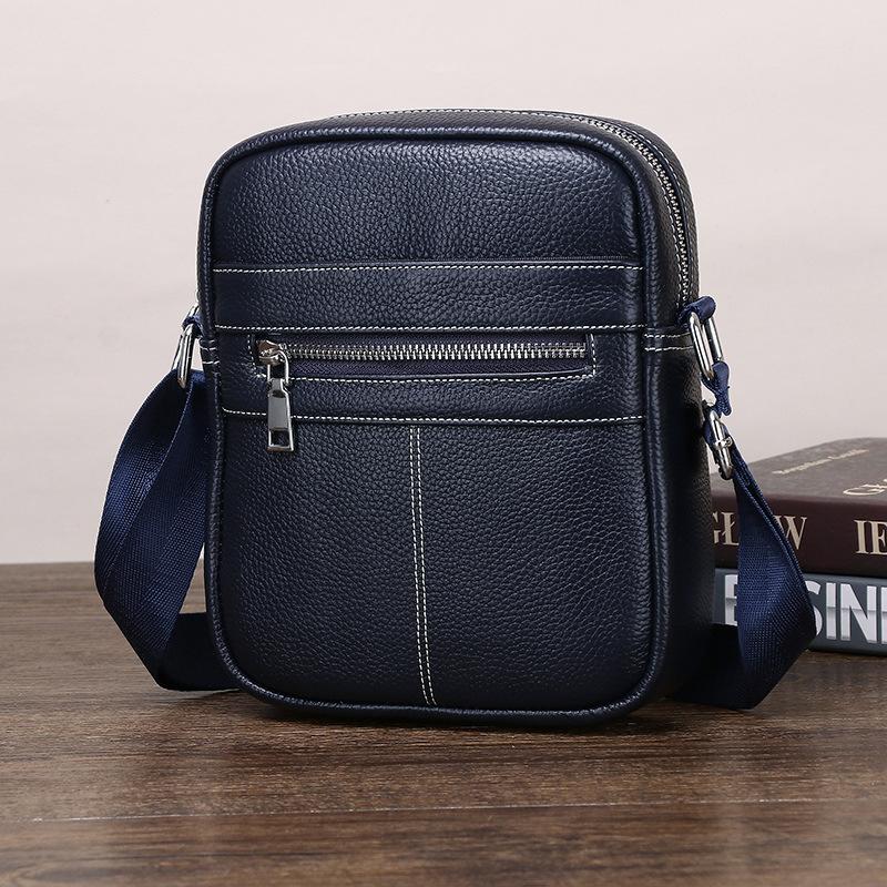 Leather Men S Bag, First Layer Cowhide Casual Shoulder Messenger Bag Versatile Shoulder Bag тёмно-синий
Leather Men S Bag, First Layer Cowhide Casual Shoulder Messenger Bag Versatile Shoulder Bag тёмно-синий