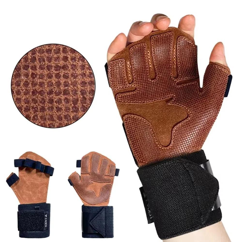 1 Pair Four-finger Weight Lifting Gloves Cowhide Fitness Workout Gloves Pull-ups L-No Wristband
1 Pair Four-finger Weight Lifting Gloves Cowhide Fitness Workout Gloves Pull-ups L-No Wristband