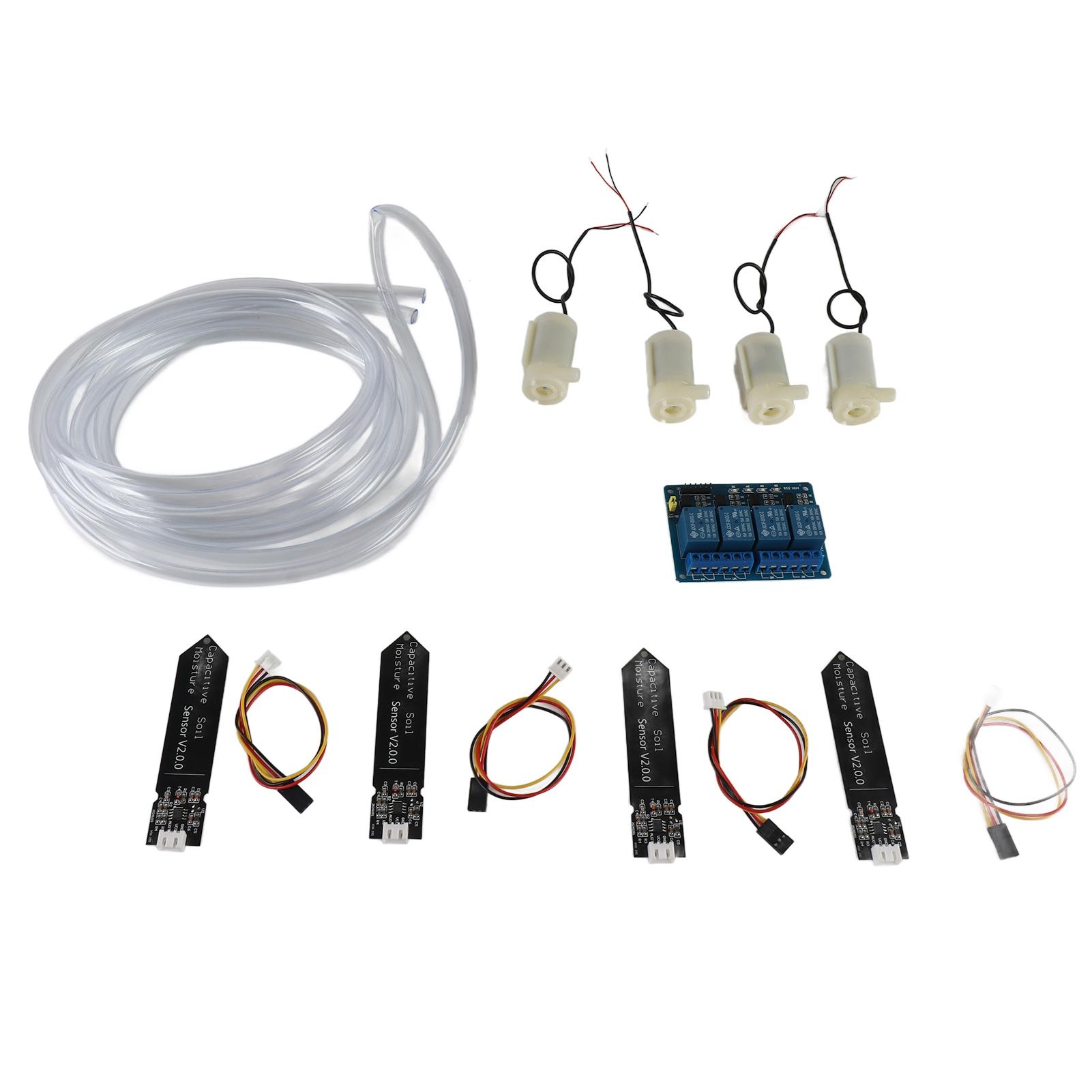 Automatic Watering Kit 4 Channel Relay Garden Plants Automatic Watering Irrigation Device Set
Automatic Watering Kit 4 Channel Relay Garden Plants Automatic Watering Irrigation Device Set