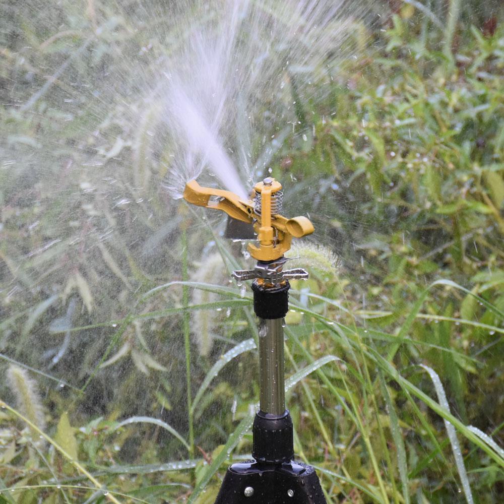 360 Degree Rotating Jet Sprinklers Metal Structure Support Double Outlet Rocker Nozzle Garden Irrigation Watering Tripod
360 Degree Rotating Jet Sprinklers Metal Structure Support Double Outlet Rocker Nozzle Garden Irrigation Watering Tripod