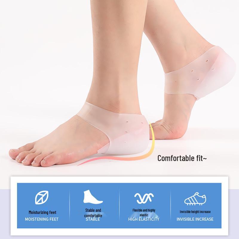 Transparent Removable Height-Increasing Insole Pad White Foot Protector
Transparent Removable Height-Increasing Insole Pad White Foot Protector