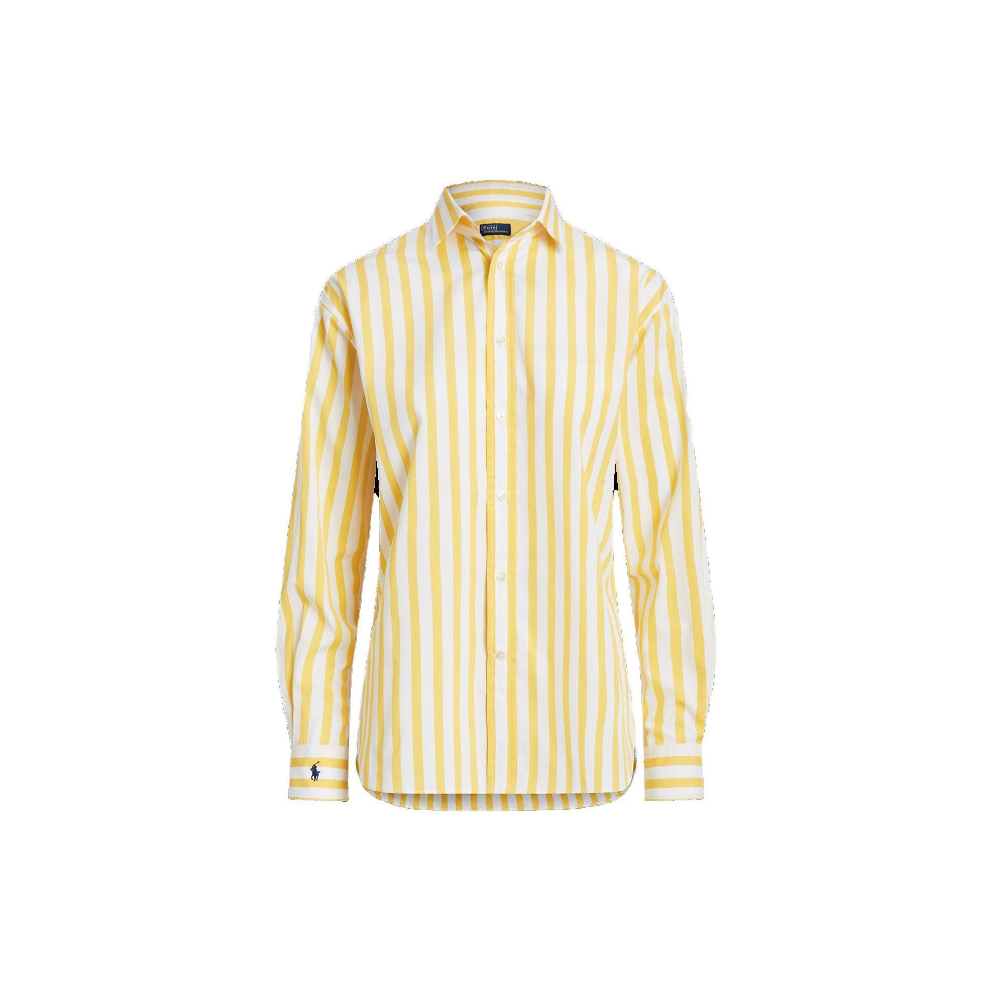 Рубашка поло Ralph Lauren в полоску, однобортная, женская, желтая, WMPOSHTNDN20186-700 M
Рубашка поло Ralph Lauren в полоску, однобортная, женская, желтая, WMPOSHTNDN20186-700 M