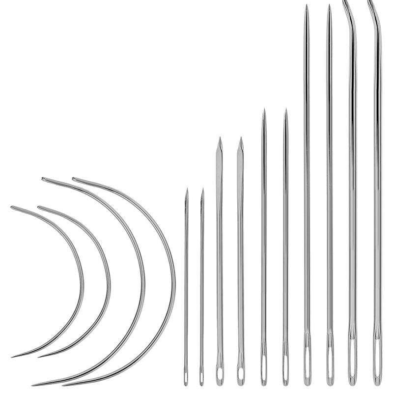 14 Pcs Heavy Duty Hand Sewing Leather Kit Needles for Hand Sewing Upholstery Needles,Curved Sewing Needles,Carpet Canvas Repair
14 Pcs Heavy Duty Hand Sewing Leather Kit Needles for Hand Sewing Upholstery Needles,Curved Sewing Needles,Carpet Canvas Repair