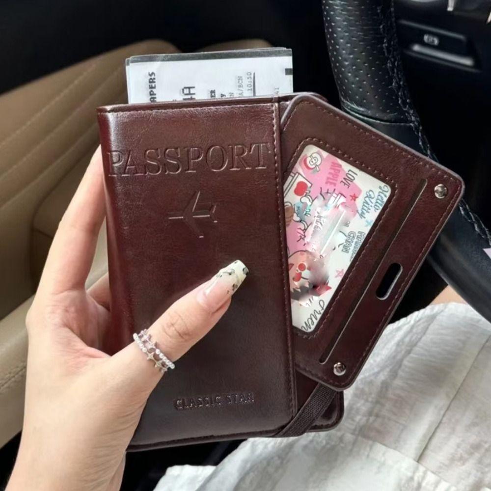 PU Leather RFID Passport Holder Minimalist Tickets Cards Holder Travel Accessories чорний
PU Leather RFID Passport Holder Minimalist Tickets Cards Holder Travel Accessories чорний
