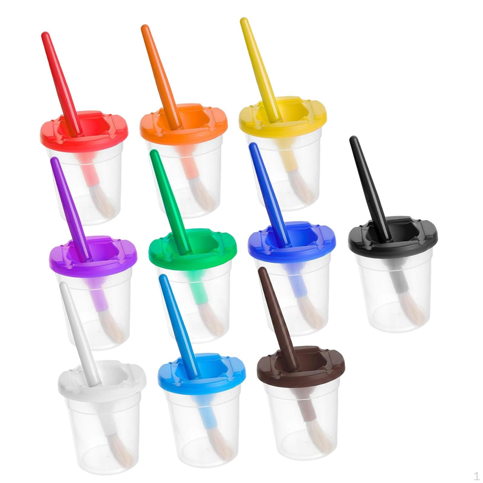 10Pcs Paint Cups Painting Containers Tools with Lids Crafting Washable for Watercolor
10Pcs Paint Cups Painting Containers Tools with Lids Crafting Washable for Watercolor