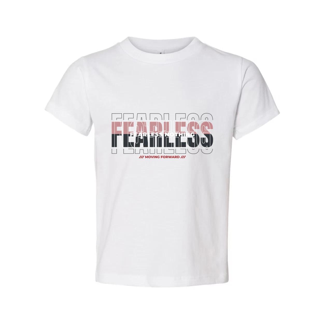 Unisex Fearless Graphic T Shirt With Bold Overlaid Text Design For Workout And S L
Unisex Fearless Graphic T Shirt With Bold Overlaid Text Design For Workout And S L