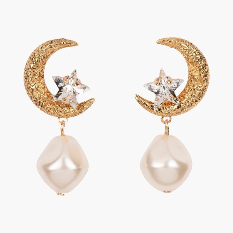 Meier Earrings star moon stud earrings jewelry baroque pearl earrings vintage earrings
Meier Earrings star moon stud earrings jewelry baroque pearl earrings vintage earrings
