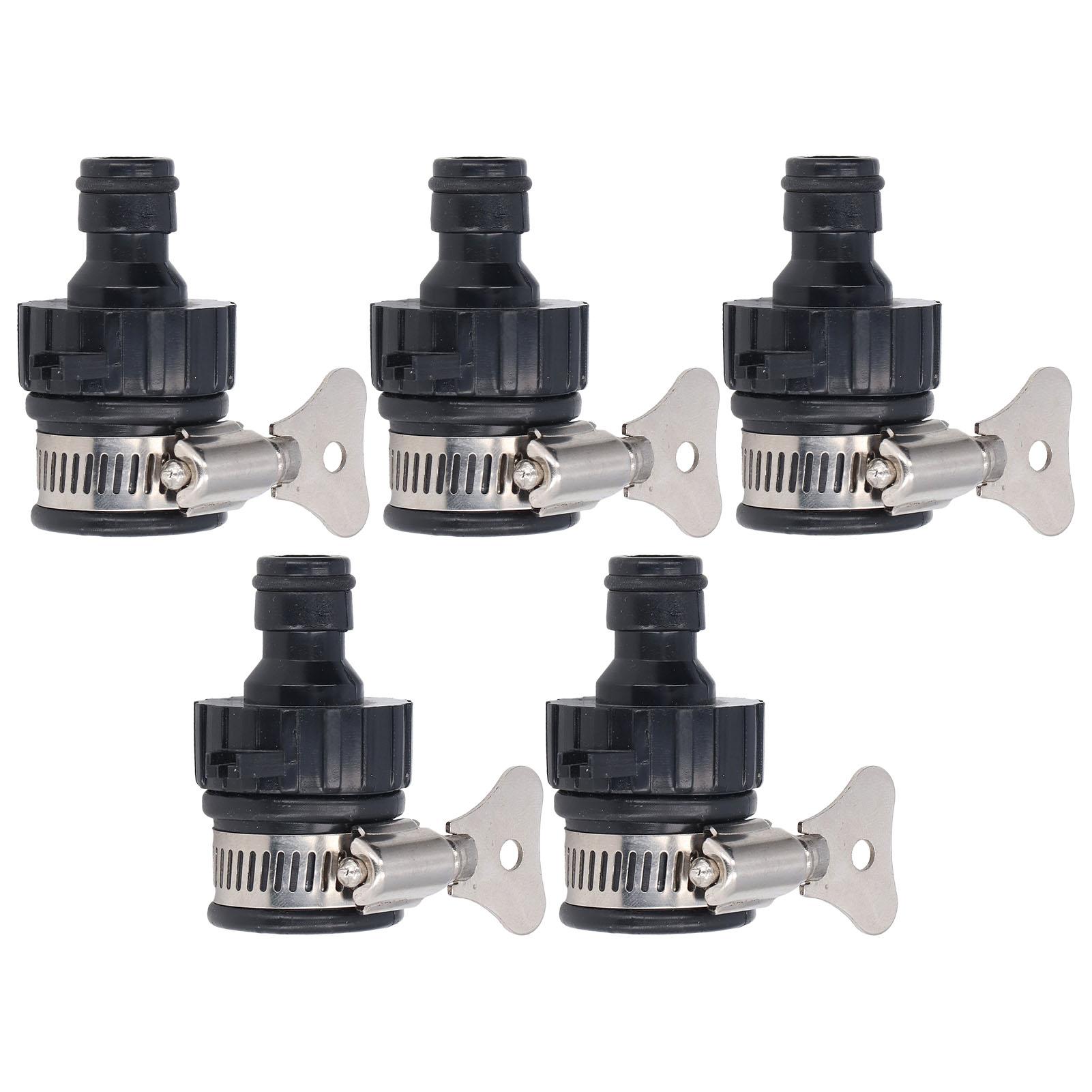 5Pcs Faucet Tap Connector Adapter Mixer Clamp Universal Garden Kitchen Hose Pipe Fit 1424mm
5Pcs Faucet Tap Connector Adapter Mixer Clamp Universal Garden Kitchen Hose Pipe Fit 1424mm