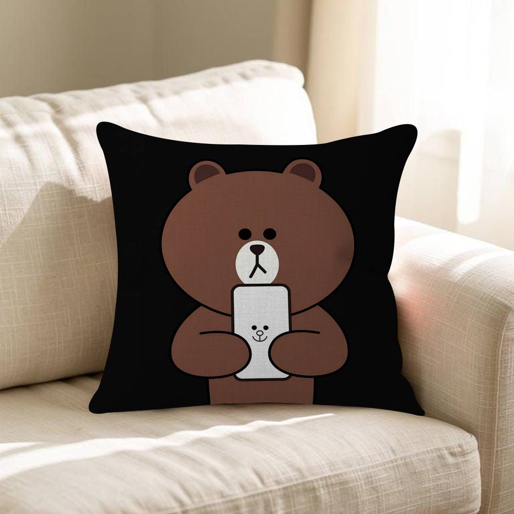 Line Town BROWN Bear Decorative Room Aesthetics Pillow Case Home Decor Bedroom Sofa Bed Couch Pillow Cover 45x45 30x30 cm
Line Town BROWN Bear Decorative Room Aesthetics Pillow Case Home Decor Bedroom Sofa Bed Couch Pillow Cover 45x45 30x30 cm